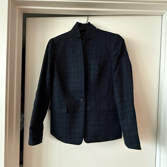 J. Crew wool black watch plaid Regent blazer - Picture 2 of 7